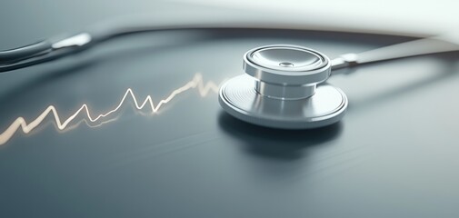 A stethoscope is a crucial medical instrument for examining heartbeat and pulse. It ensures high-quality sound in healthcare settings, aiding in patient assessment and diagnosis