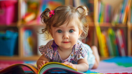 Nice baby education background