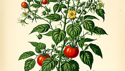 red and green tomatoes