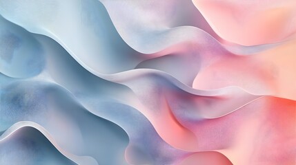 Obraz premium Abstract Blue and Pink Wave Background Design