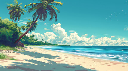 beach and sea