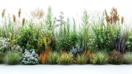 Vibrant Wildflower Garden in Bloom Generative AI