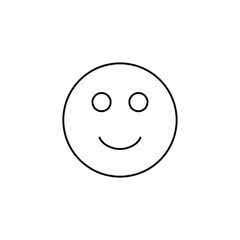 smile emoji icon vector illustration