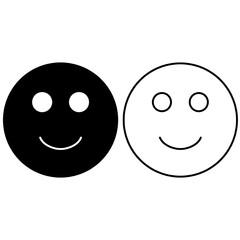 smile emoji icon vector illustration