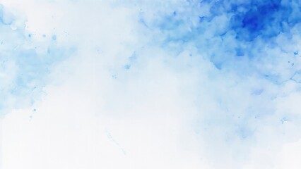 Blue watercolor abstract background. Abstract Blue texture Watercolor background