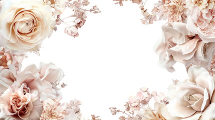 Pastel wedding backdrop frame