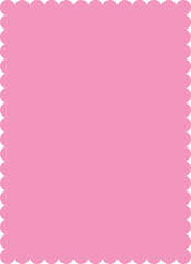 Scalloped Frame Edge Background