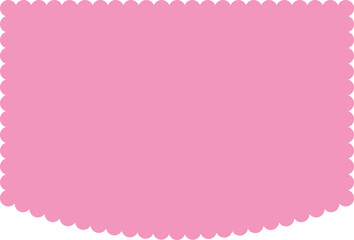 Scalloped Frame Edge Background