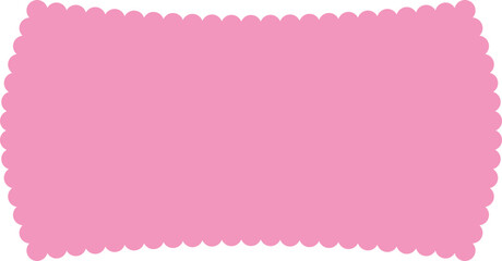 Scalloped Frame Edge Background