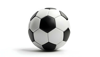 Soccer ball, Football, isolated on white background, clipping path, full depth of field, football on insolate, soccer ball on white background, sports concept, sports background 
