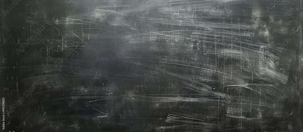 Poster Blackboard with erased chalk marks perfect as a clean school background or for adding text to the copy space image