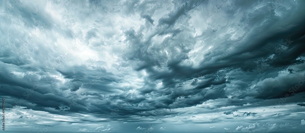 Poster capture the dramatic sky pre storm as a perfect background for your design with copy space image