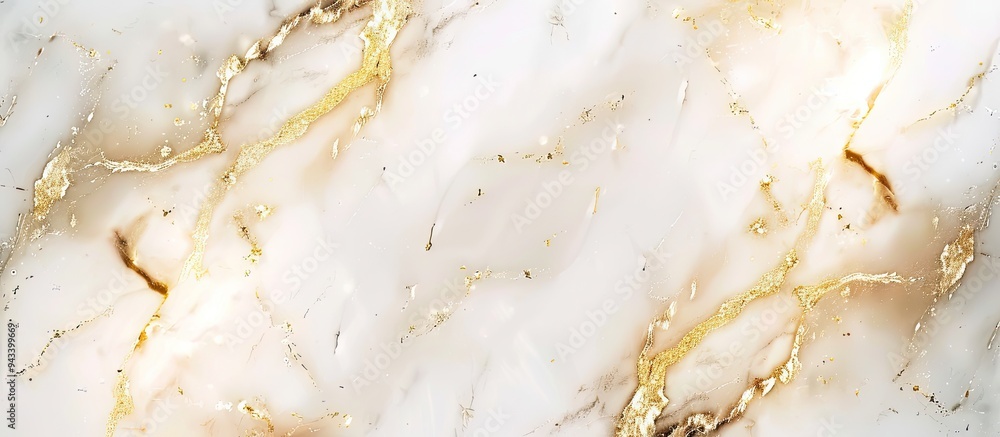 Poster vintage beige marble background with elegant gold veins perfect for adding text with copy space imag