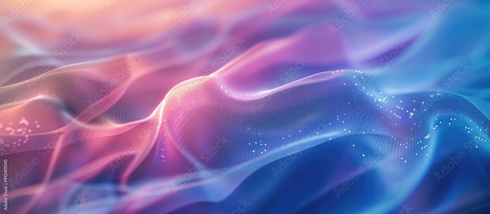 Poster Abstract background with a gradient color blend and grainy texture creating a noise effect that can be used as a copy space image