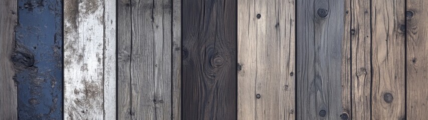 Rustic Aged Wooden Plank Textures, seamless patterns of weathered wood, showcasing earthy browns, intricate grain details, ideal for rustic backdrops and minimalist designs.