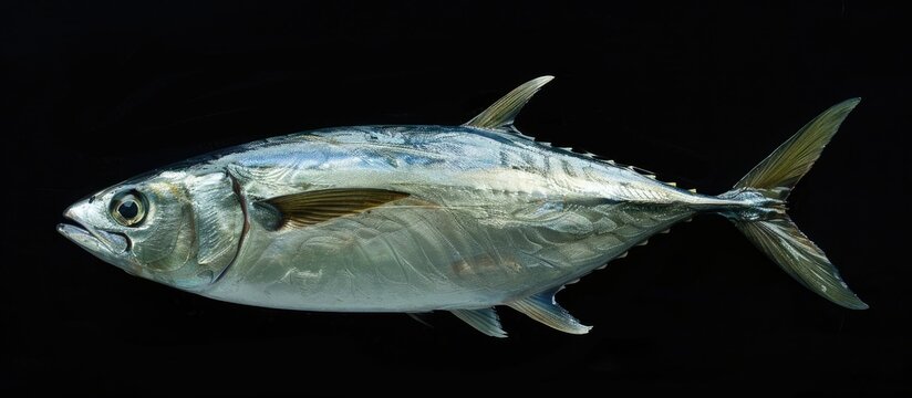 Healthy and delicious the green horse mackerel is a white fish with a unique charm and flavor ideal for culinary adventures and visually appealing with copy space image