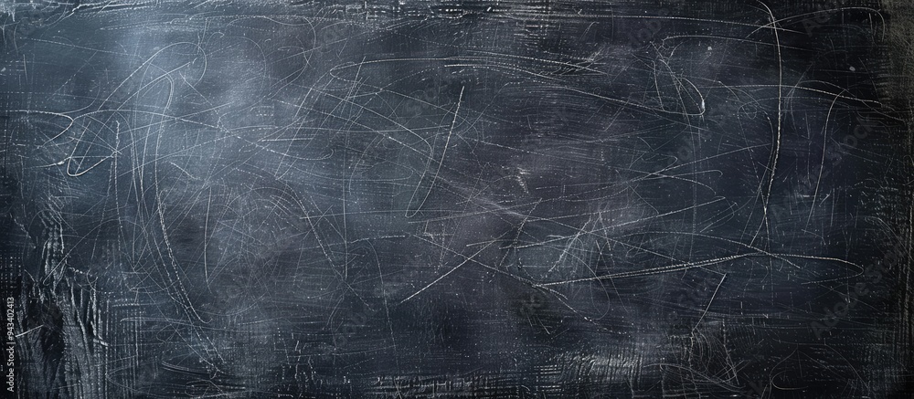Fototapete Blackboard with erased chalk marks perfect as a clean school background or for adding text to the copy space image