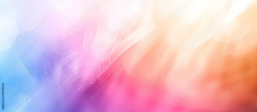 Poster modern mash gradient blur background with white hue and ample copy space image