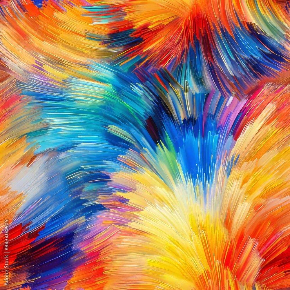Poster vivid abstract colorful background with a swirling spectrum of hues in a dynamic art composition
