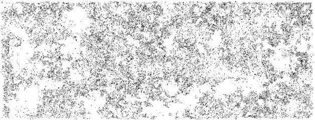 Noisy vector texture consists of points: the grungy background, concrete wall surface, paper, and rough metal surface.