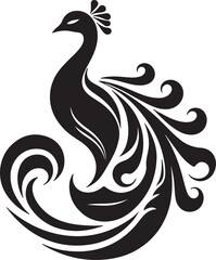 Fototapeta premium Peacock feather illustration