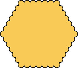 Scalloped Frame Edge Background