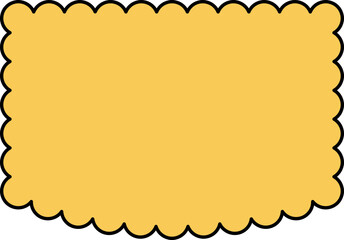 Scalloped Frame Edge Background