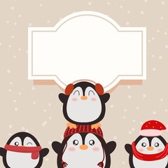 Penguin and Christmas 