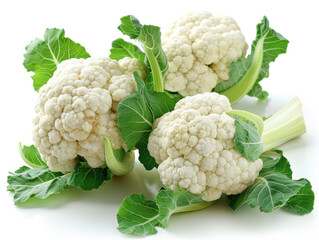 Cauliflower isolated on white background