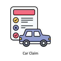 Vision Insurance Vector filled outline icon design illustration. insurance symbol on white background EPS 10 File .