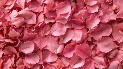 Romantic pink petals background for special occasions