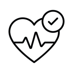 Get this amazing icon of heart health in modern style