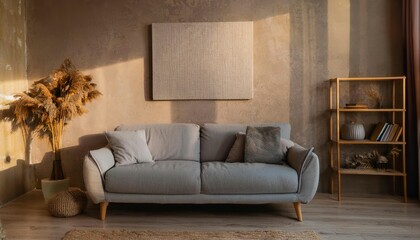 Modern Living Room Interior Design. Generated image