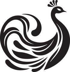 Peacock feather illustration