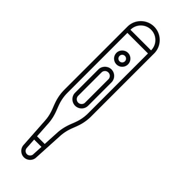 recommend clip art: Thermometer in modern style, temperature measuring gauge