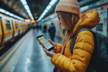 Metro Public Transport App: Real-Time Map and Departures for Smartphones in Urban Underground