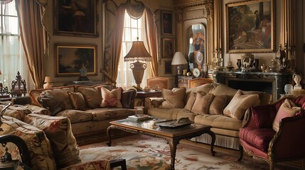 Capture the classic elegance of a home with traditional furnishings and decor 