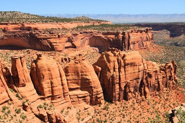 Highland View overlook in Colorado National Monument