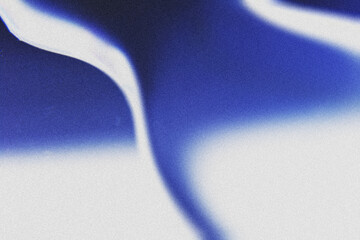 Blue and White faded vintage retro Grain fluid lo-fi Texture Background. Noise Effect and Blurred Background. Abstract Gradient Color, Retro Film Grainy Blur Design for Template, Poster, Cover, Banner