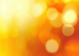 Obraz premium Blurred yellow & orange bokeh
