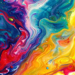 abstact colorful paint
