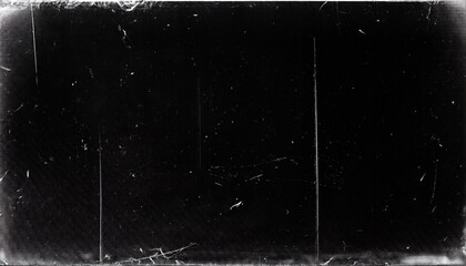 grunge overlay dust scratch texture weathered chalkboard surface aged dirty black white film with...