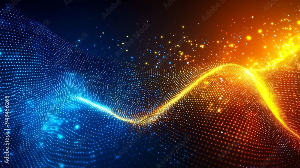 Aufkleber abstract digital 3d background. perfect for describing network abilities, technological processes, d