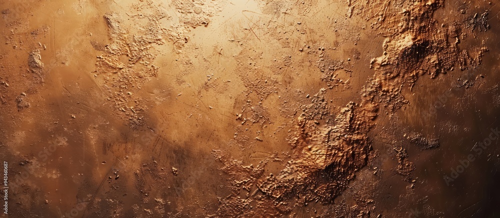 Poster top view of a brown textured background an abstract backdrop perfect for design with ample copy spac