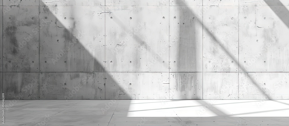 Leinwandbilder white concrete wall background with copy space image for texture or paper display