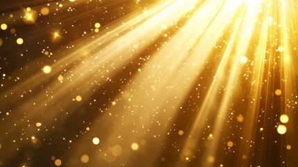 Obraz premium Shining and sparkling glare banner with sunlight effect.