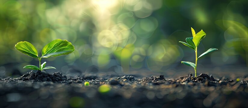 Comparison between fixed and growth mindsets illustrated with a copy space image in a stock photograph