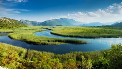 neretva river delta in plo e features lush landscapes tranquil waterways and diverse wildlife offering an unforgettable eco tourism experience in a serene natural setting