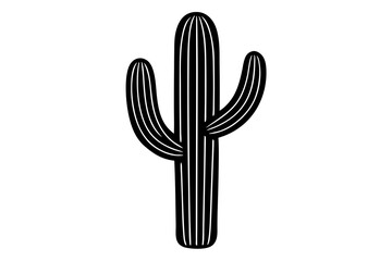 cactus saguaro vector illustration on a white background