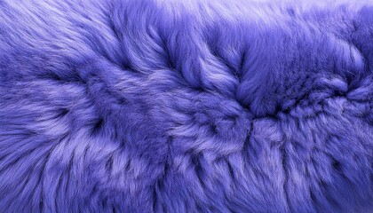 Obraz premium very peri color sheep fur sheepskin rug background wool texture